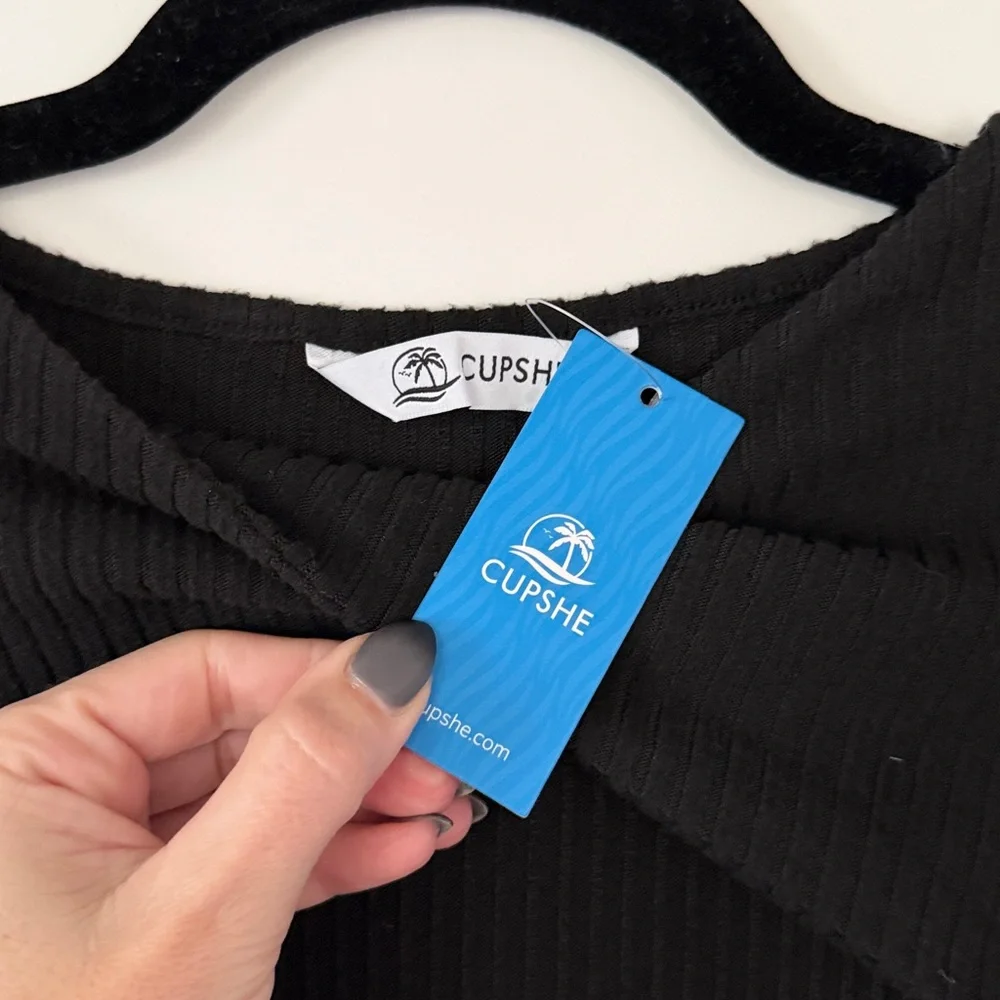 Cupshe Rendezvous Black Mini Dress - Picture 9 of 9